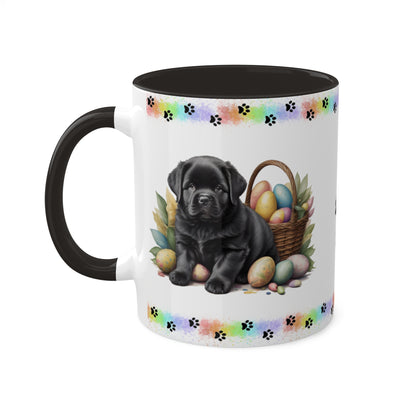 Newfoundland - Eggstra-Adorable Easter Puppy Two-Tone Coffee Mug, 11oz