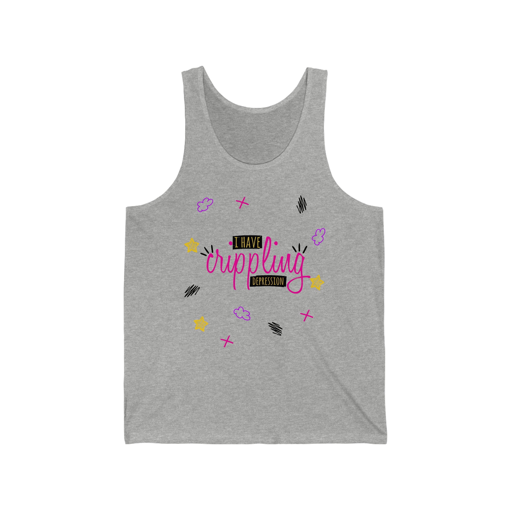 I Have Crippling Depression - Unisex Jersey Tank