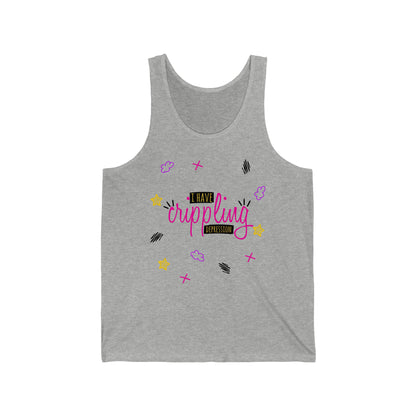 I Have Crippling Depression - Unisex Jersey Tank