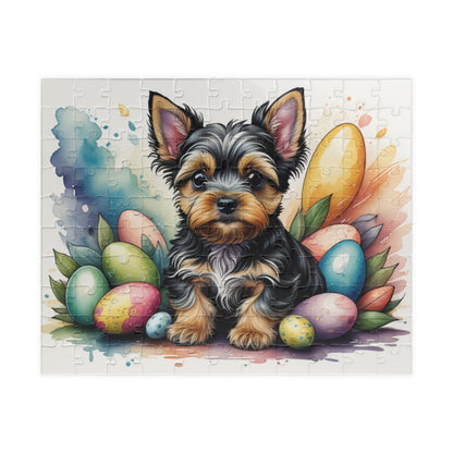 Yorkshire Terrier - Hoppy Paws Easter Delight Mental Health Puzzle