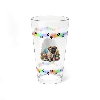 English Mastiff - Pawsitively Joyful Easter Puppy - Pint Glass, 16oz