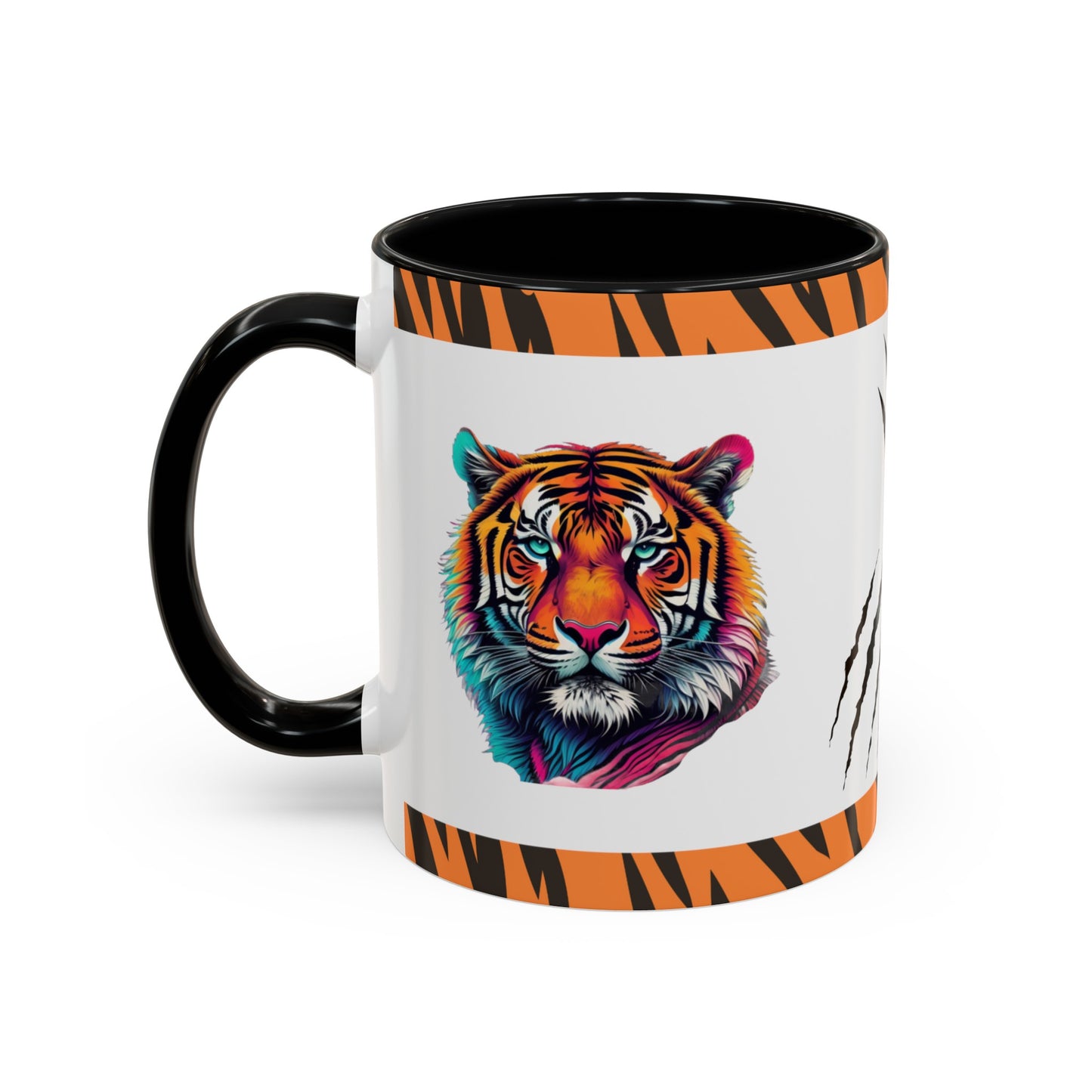 Roar to Renewal: Tiger Accent Coffee Mug (11, 15oz)