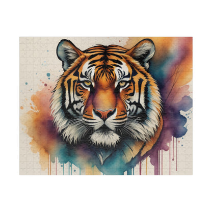 Stalking Serenity: Tiger Jigsaw Puzzle