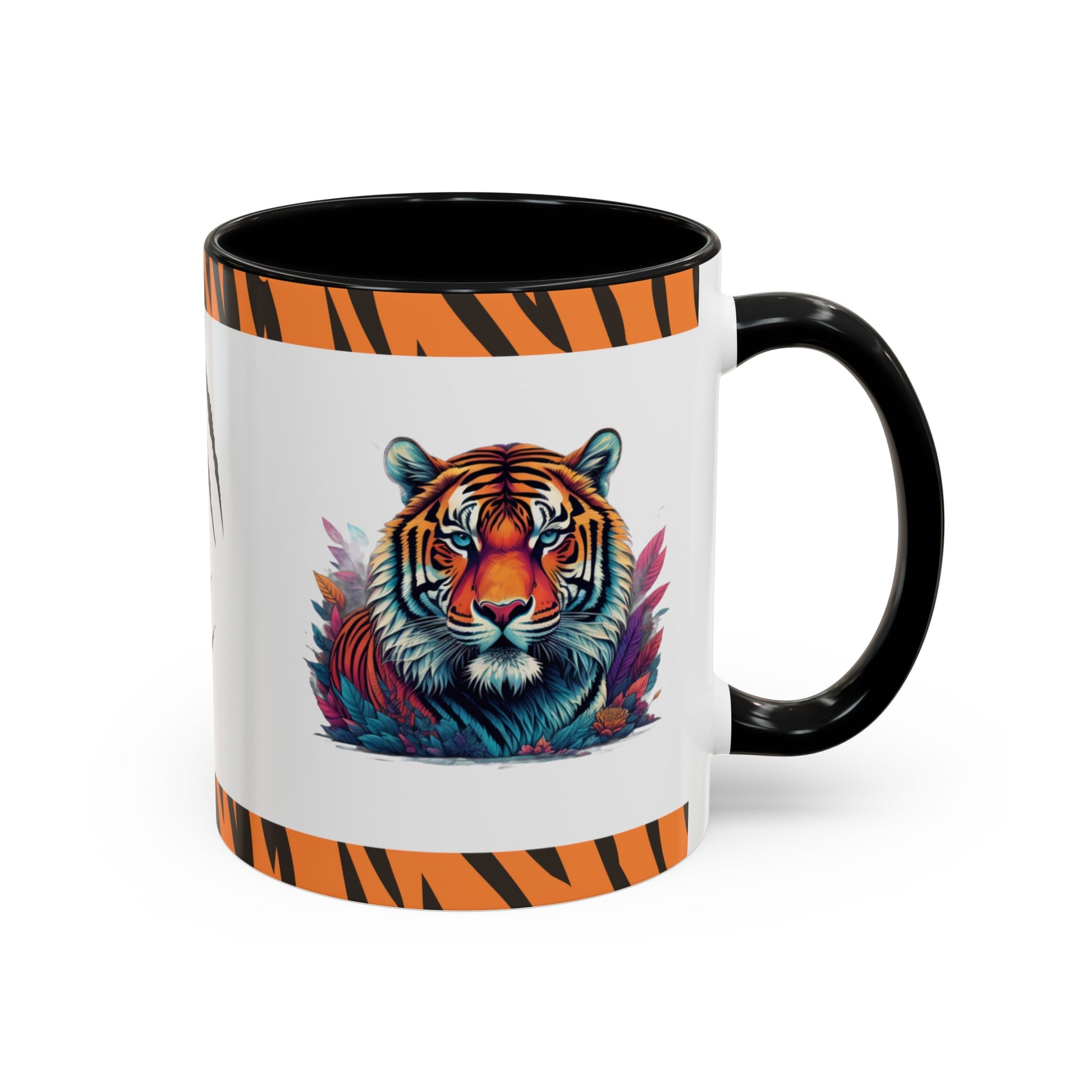 Tigers Resolve: Tiger Accent Coffee Mug (11, 15oz)