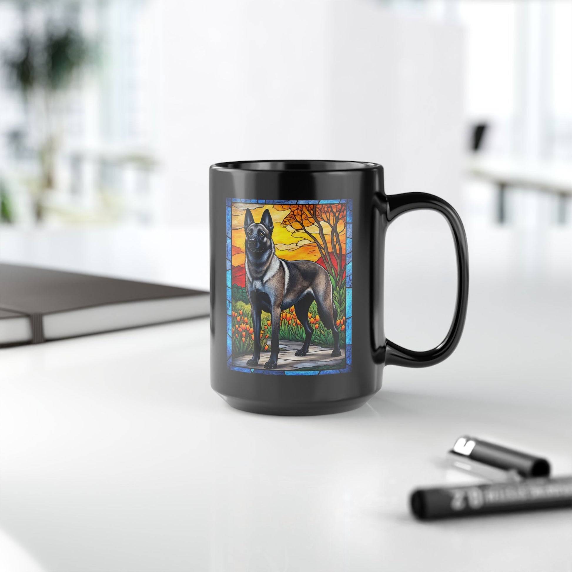 Belgian Malinois (Gray Sable) Personalized Mug, Pet Lover Mug, Mals Coffee Mug, Custom Malis Mug, Dog Lover Gift, Maligators Mug