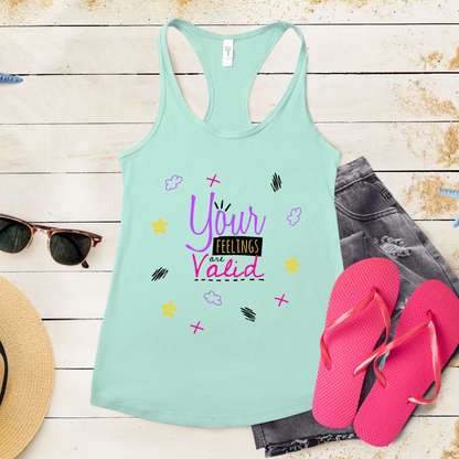 Your Feelings Are Valid - Women's Ideal Racerback Tank