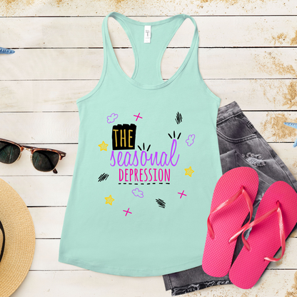 The Seasonal Depression - Women's Ideal Racerback Tank