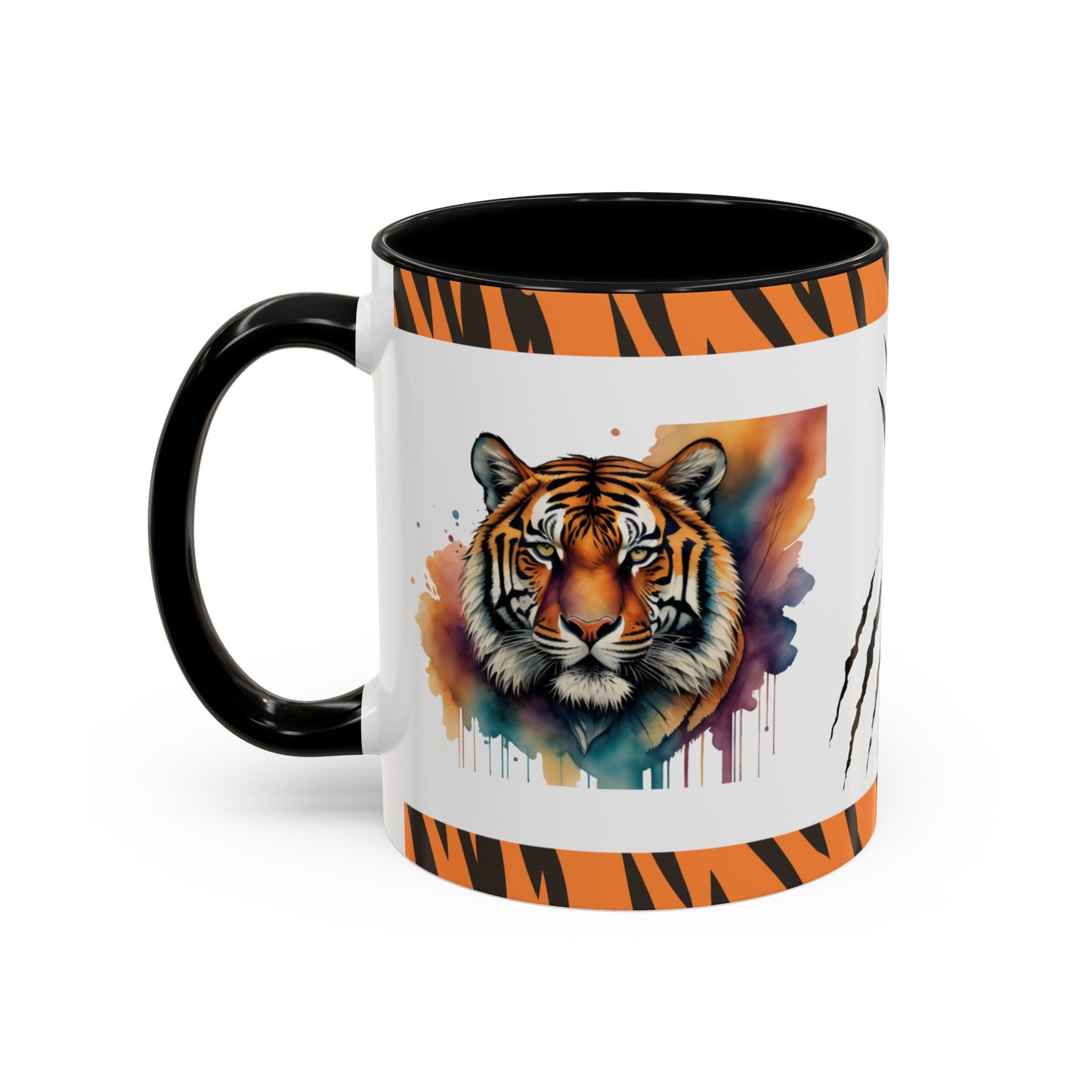 Stalking Serenity Tiger Therapy: Tiger Accent Coffee Mug (11, 15oz)