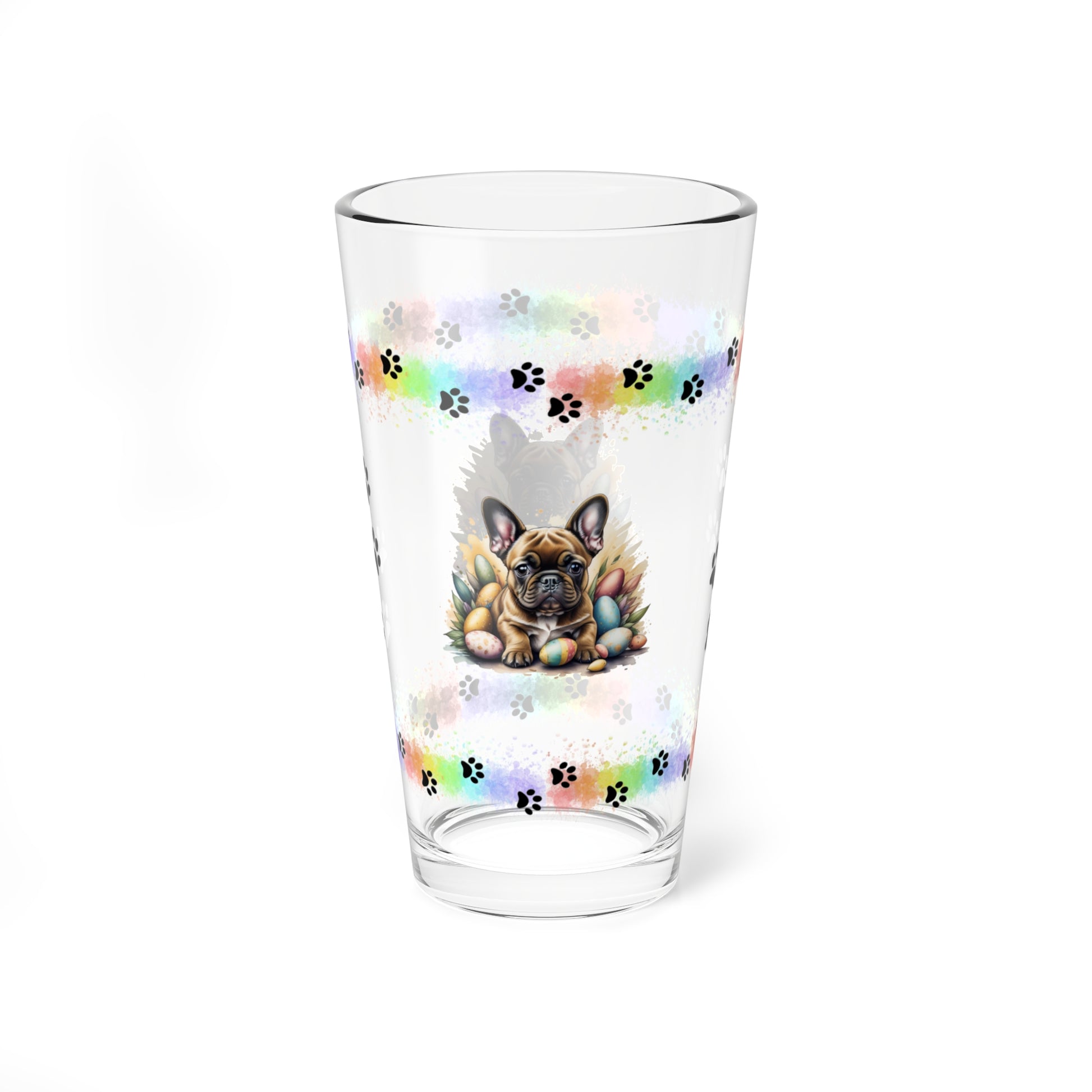 French Bulldog - Pawsitively Joyful Easter Puppy - Pint Glass, 16oz