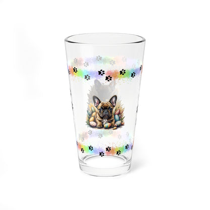 French Bulldog - Pawsitively Joyful Easter Puppy - Pint Glass, 16oz