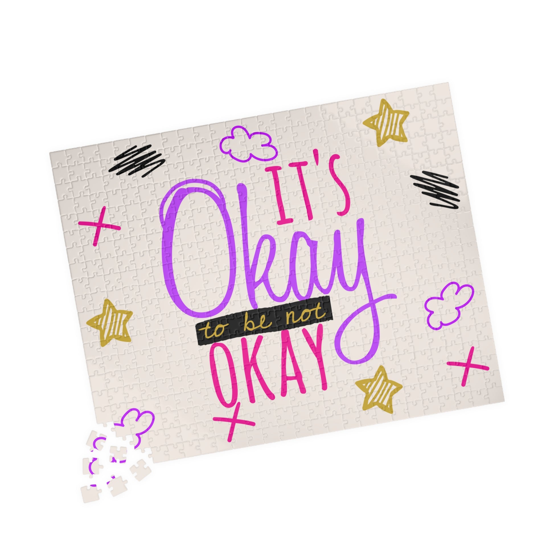 It's Okay To Be Not Okay - Doodles - Puzzle