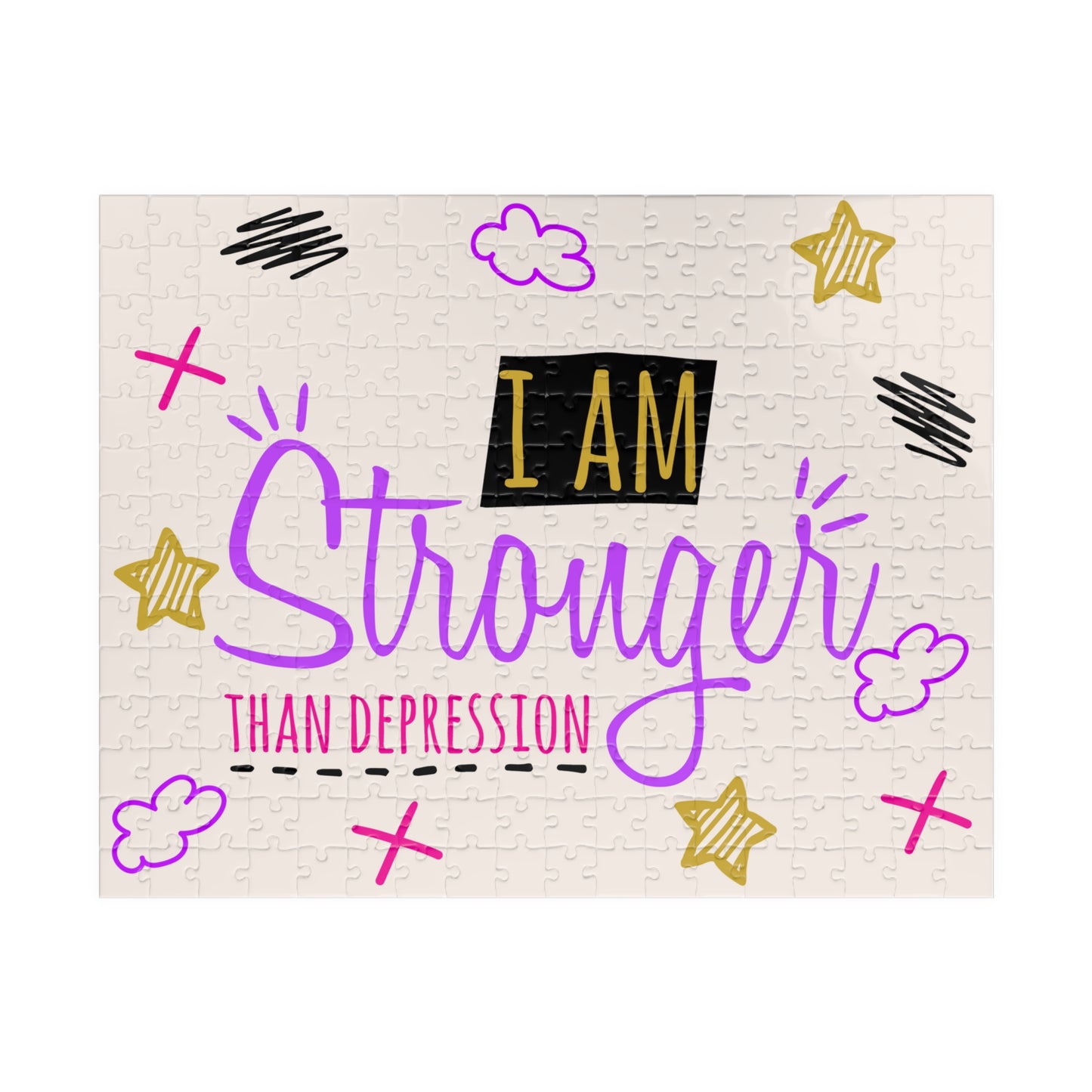 I Am Stronger Than Depression - Depression Awareness Puzzle