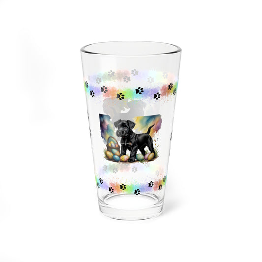 Schnauzer - Pawsitively Joyful Easter Puppy - Pint Glass, 16oz