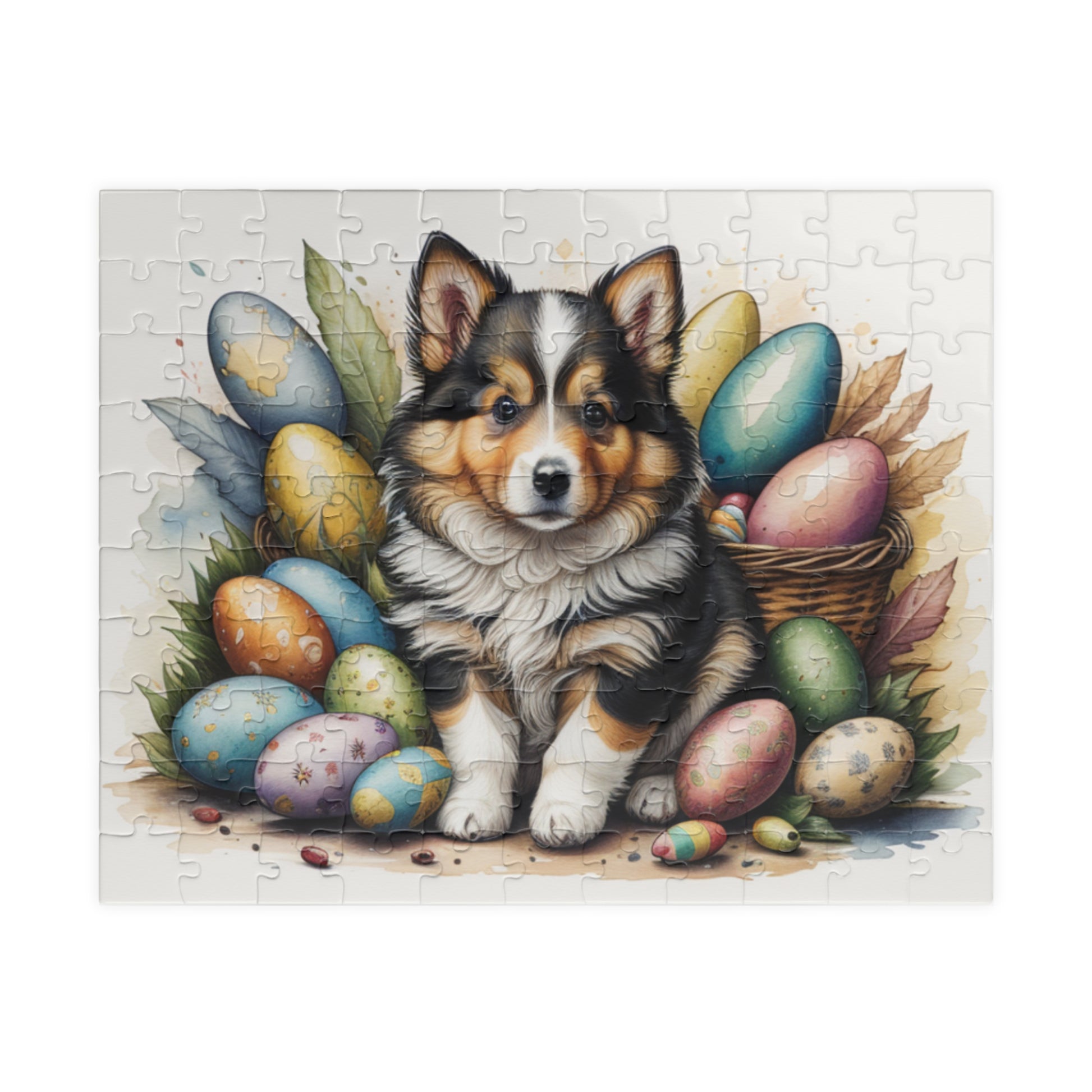 Shetland Sheepdog - Hoppy Paws Easter Delight Mental Health Puzzle