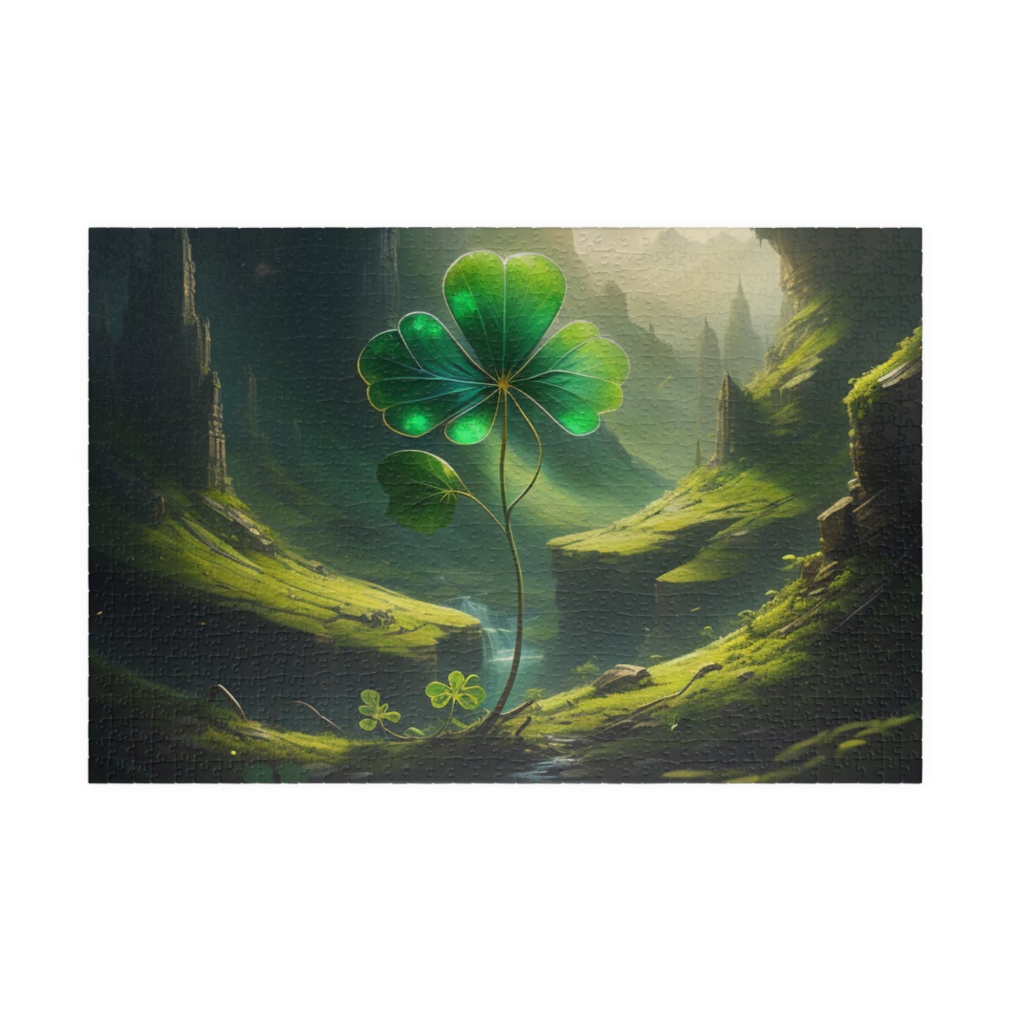 Zen Shamrock Sprints - St. Patrick's Day Mental Health Puzzle