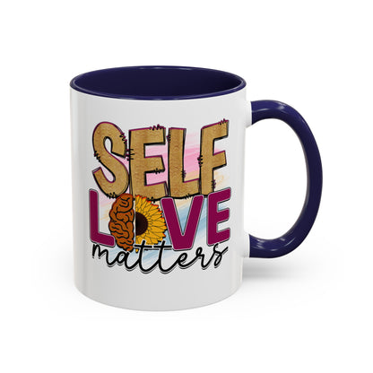 Self Love Matters - Accent Coffee Mug (11, 15oz)