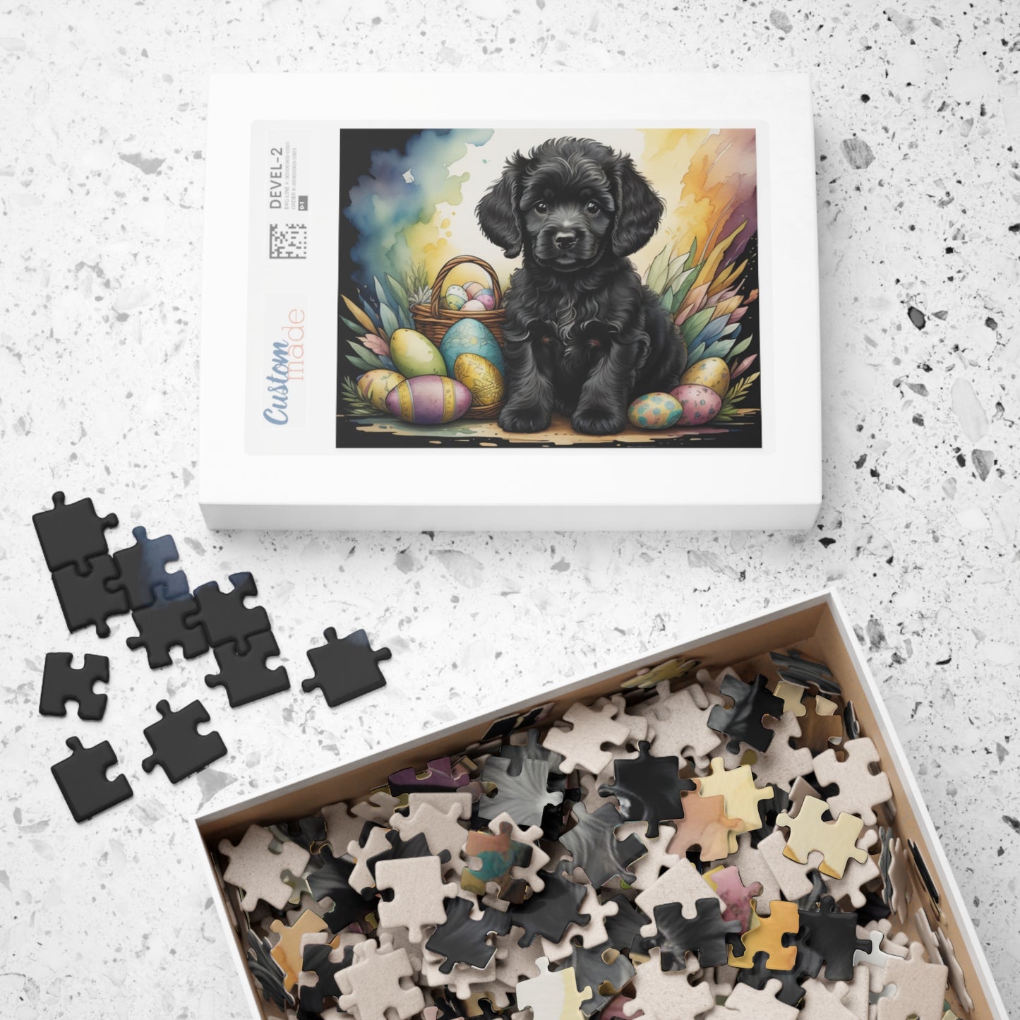 Poodle - Hoppy Paws Easter Delight Mental Health Puzzle