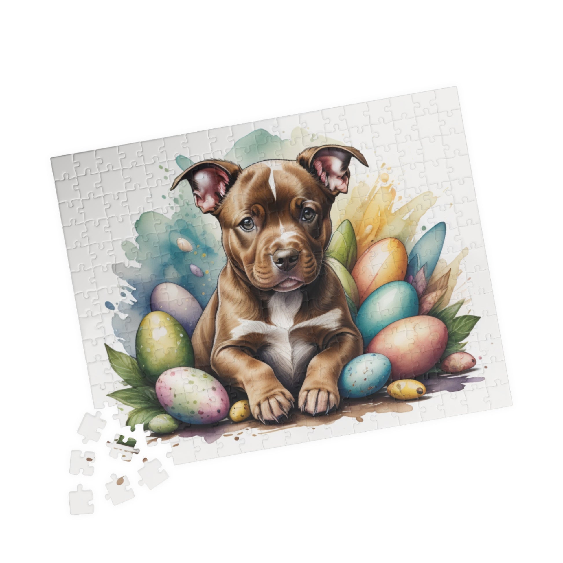 Pitbull - Hoppy Paws Easter Delight Mental Health Puzzle