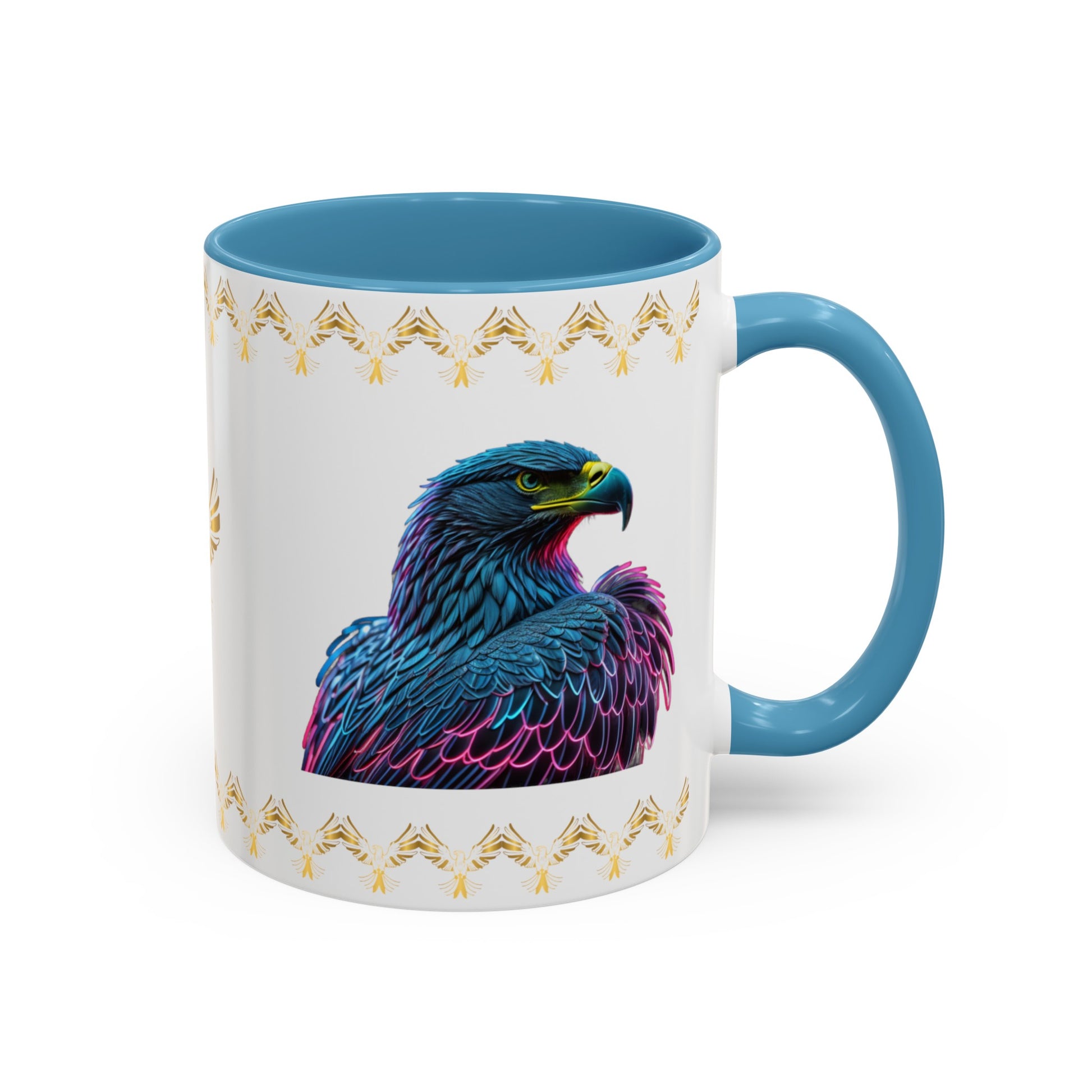 Wings of Resilience: Eagle Accent Coffee Mug (11, 15oz)