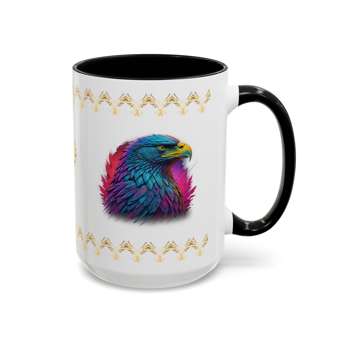 Triumphant Talons: Eagle Accent Coffee Mug (11, 15oz)