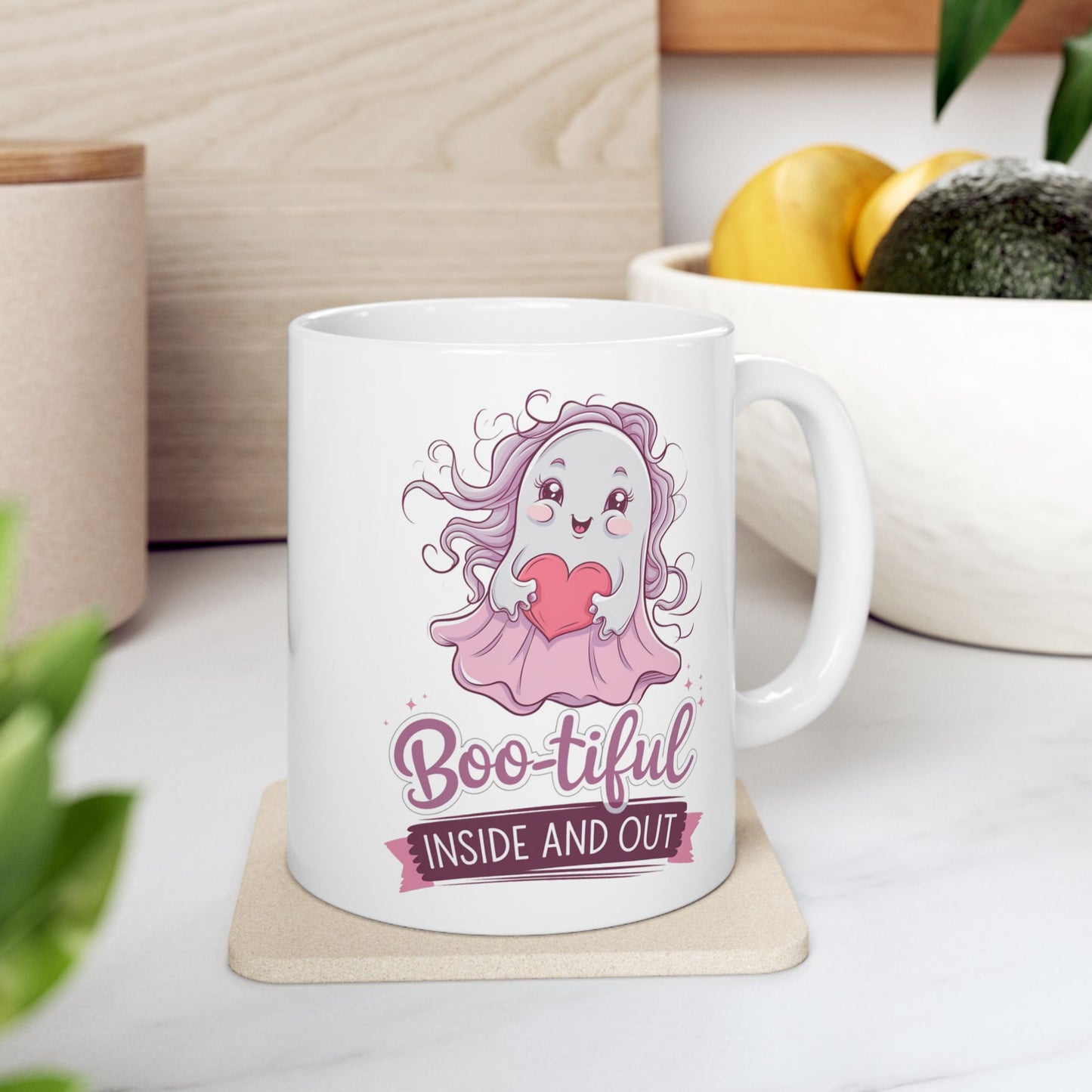 Boo-tiful Inside And Out Ceramic Mug, (11oz, 15oz)