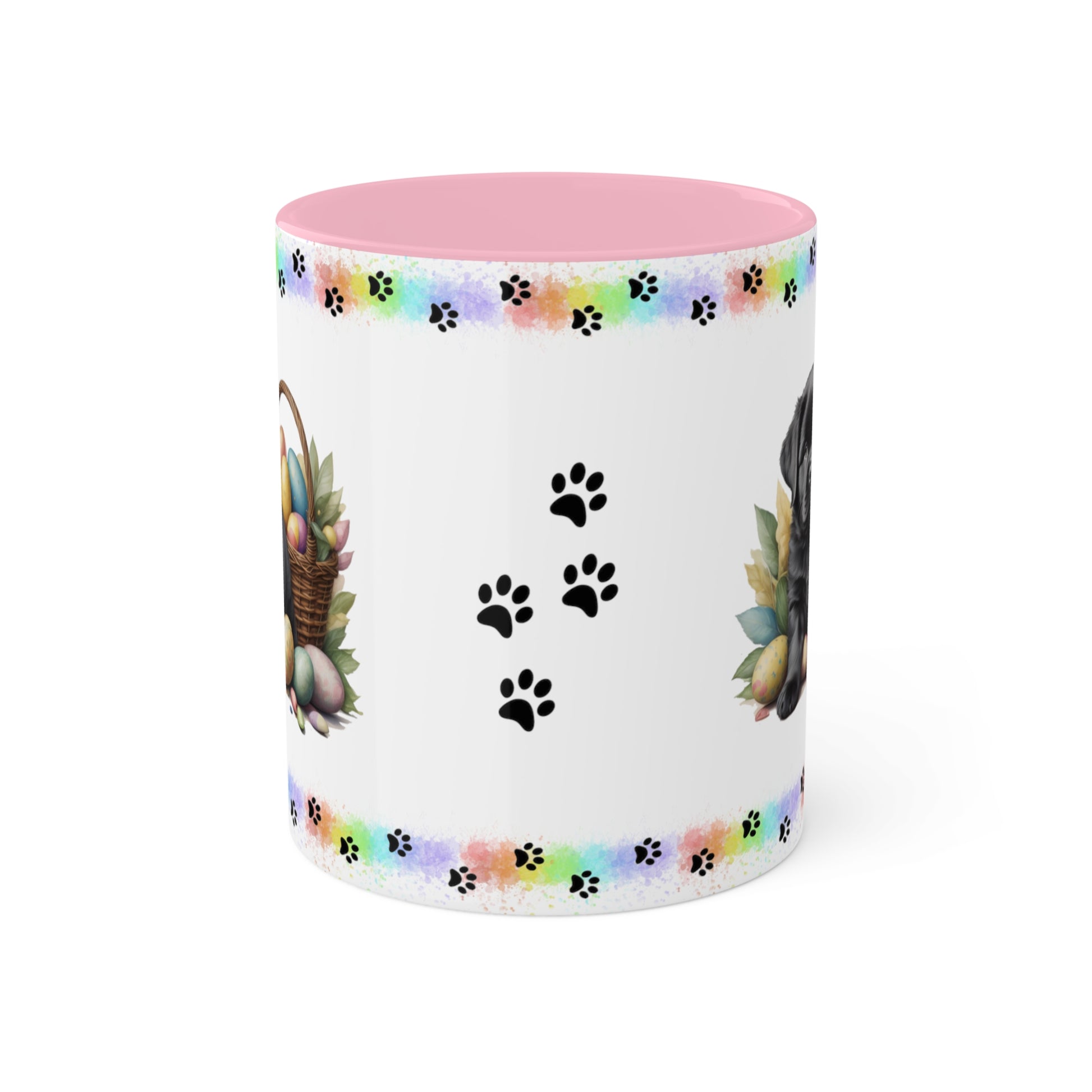 Newfoundland - Eggstra-Adorable Easter Puppy Two-Tone Coffee Mug, 11oz