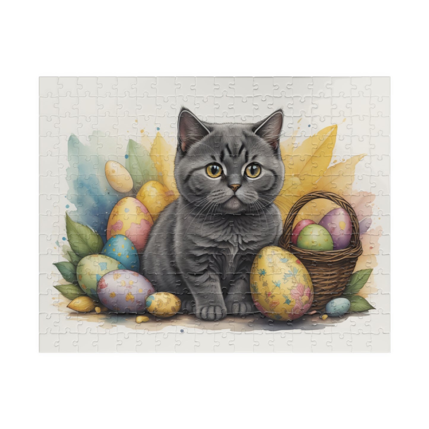 British Shorthair - Hoppy Paws Easter Delight Mental Health Puzzle