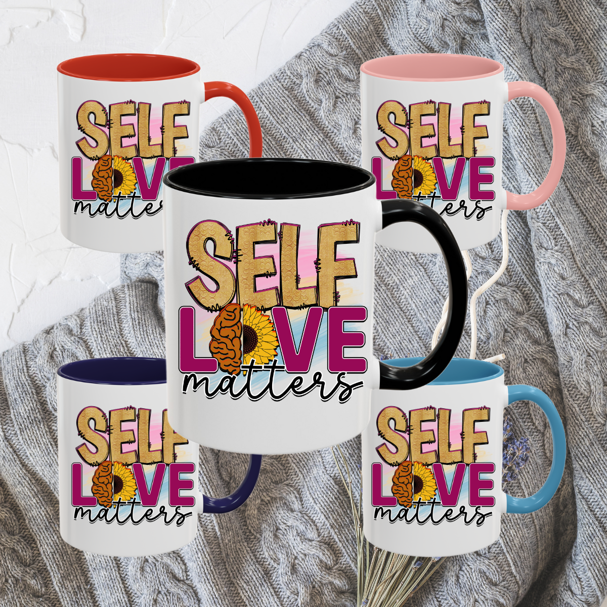 Self Love Matters - Accent Coffee Mug (11, 15oz)