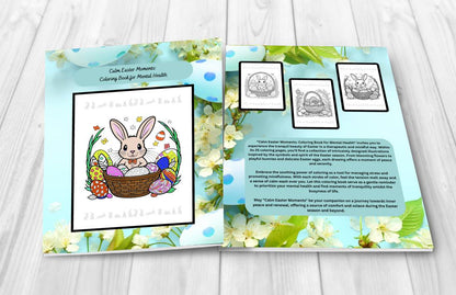 Calm Easter Moments: Coloring Book for Mental Health