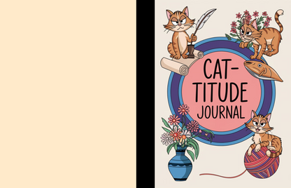 Cat-titude Journal Composition Notebook for Journaling, Therapy, Self-Care, Anxiety, Mindfulness, Affirmations & Wellness Writing