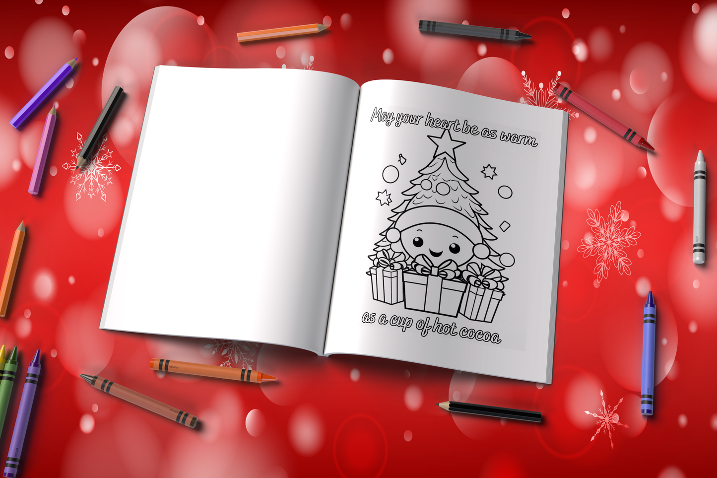 Christmas Joy:  Christmas Coloring Book with 25 Christmas-Themed Affirmations