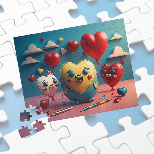 Chuckles and Charm Chunking: Valentine's Day Puzzle for Self-Care, Emotional Growth, and Personal Empowerment