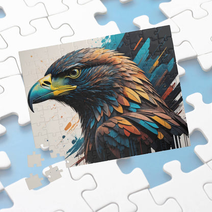 Eagle's Strength Resilience: Majestic Eagle Puzzle - Symbol of Strength, Freedom, and Resilience