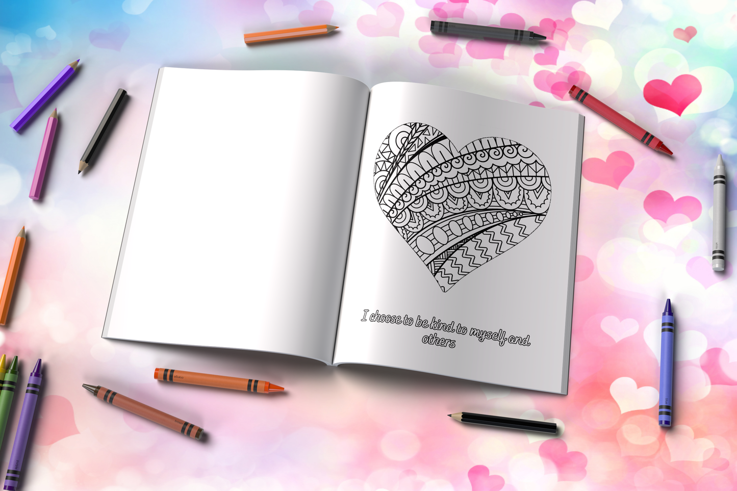 Embrace Your Radiance: A Mental Wellness Affirmations Coloring Book – Relax, Reflect, and Uplift Your Spirit with Inspiring Designs