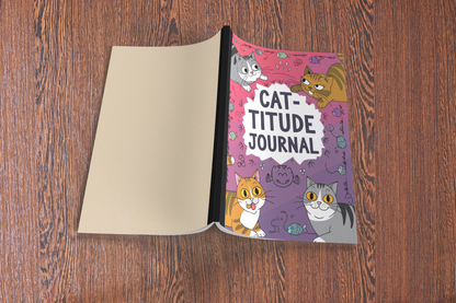 Cat-titude Journal Composition Notebook for Journaling, Therapy, Self-Care, Anxiety, Mindfulness, Affirmations & Wellness Writing