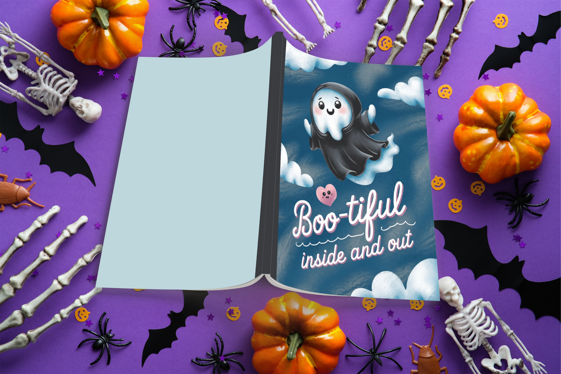 Boo-tiful Inside And Out Composition Notebook