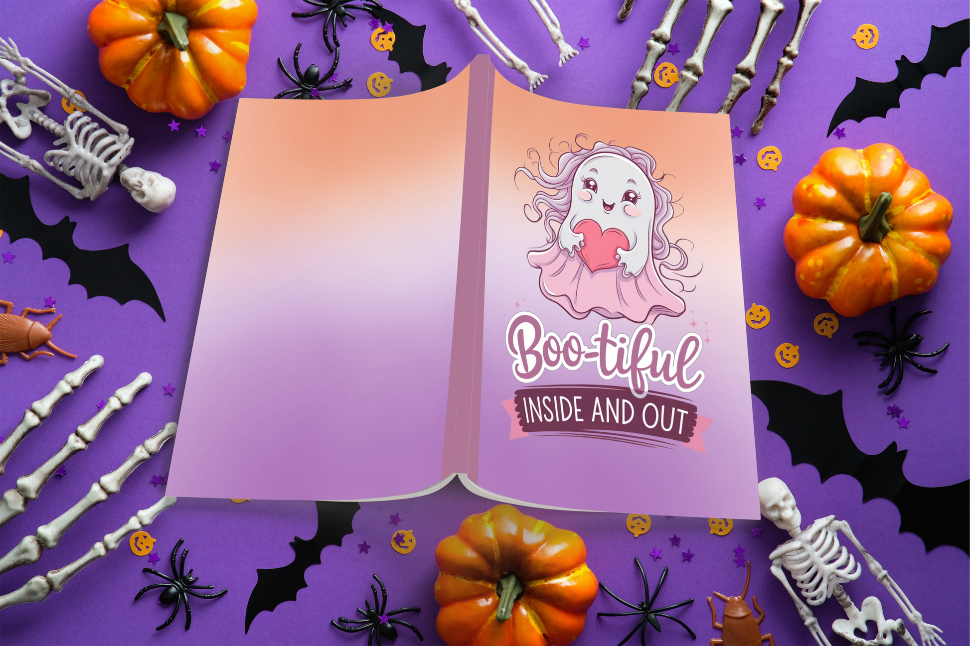 Boo-tiful Inside And Out Composition Notebook