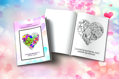 Positive Vibes: Mental Health Affirmations Coloring Book for Stress Relief, Emotional Wellness & Positive Thinking with Uplifting Messages