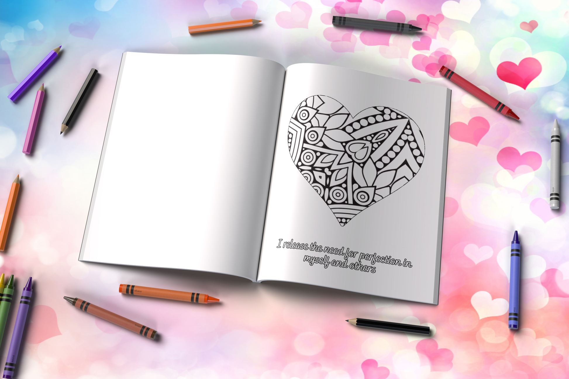 Positive Vibes: Mental Health Affirmations Coloring Book for Stress Relief, Emotional Wellness & Positive Thinking with Uplifting Messages