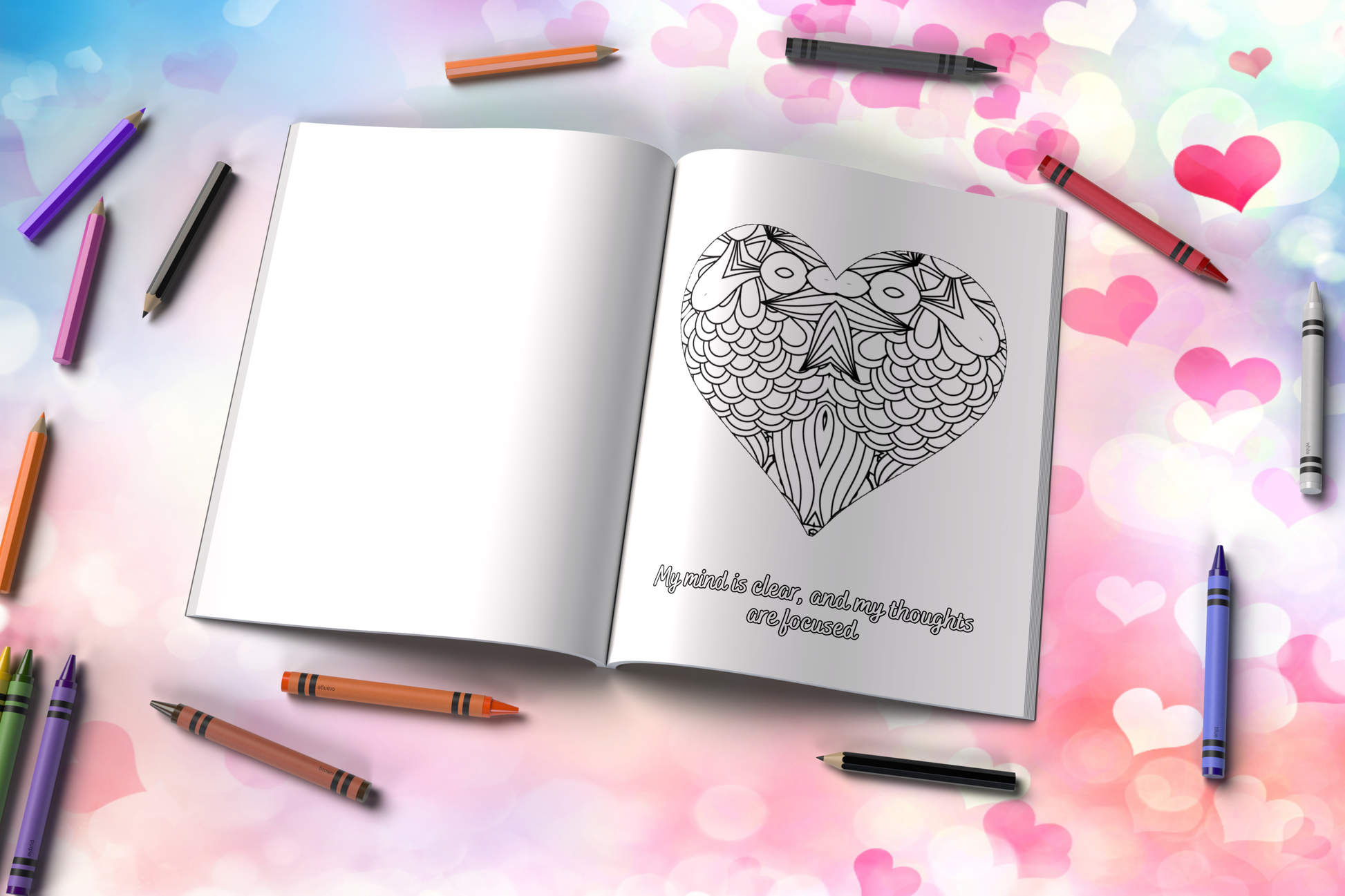 Positive Vibes: Mental Health Affirmations Coloring Book for Stress Relief, Emotional Wellness & Positive Thinking with Uplifting Messages