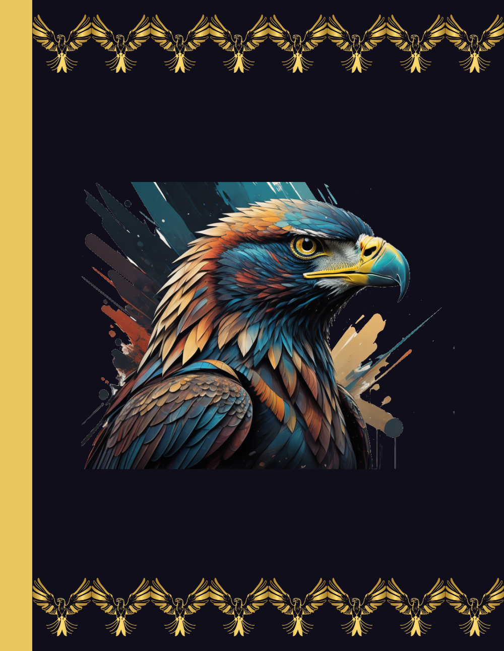 Raptor Resilience: Eagle-Themed Composition Notebook