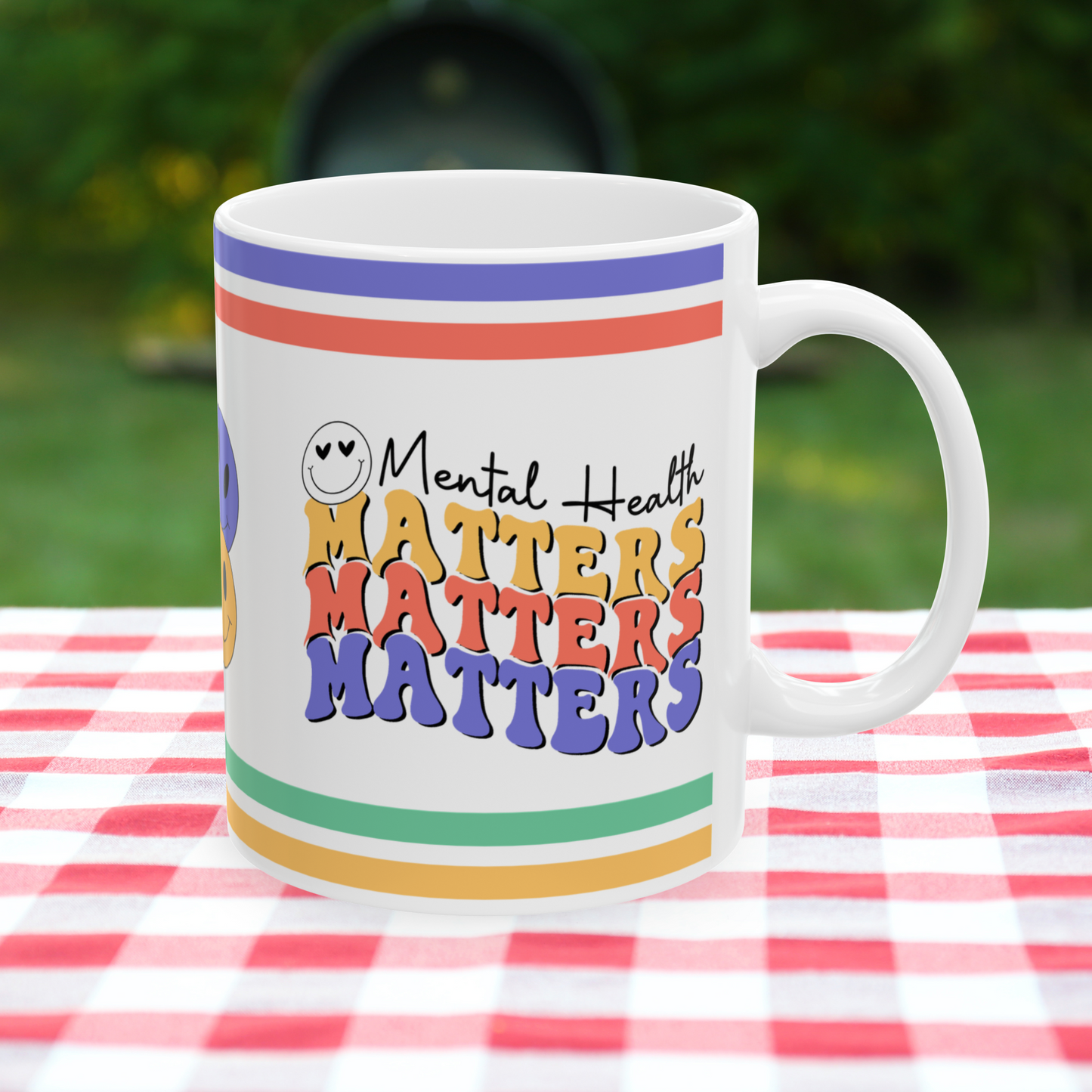 Mental Health Matters Ceramic Mug, (11oz, 15oz)