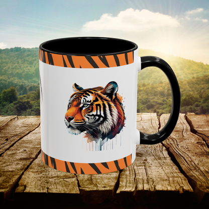 The Tiger Within: Tiger Accent Coffee Mug (11, 15oz)