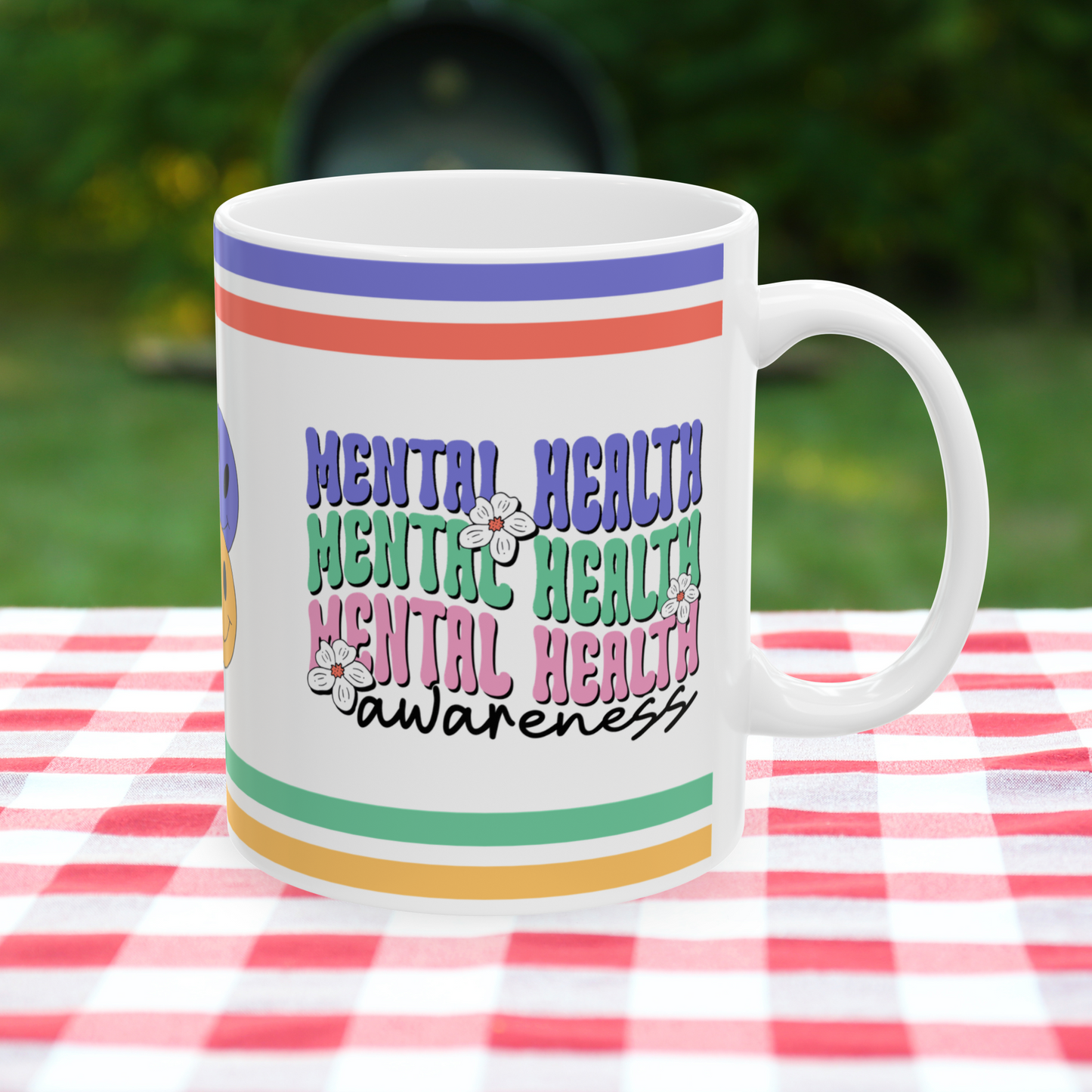 Mental Health Awareness Ceramic Mug, (11oz, 15oz)