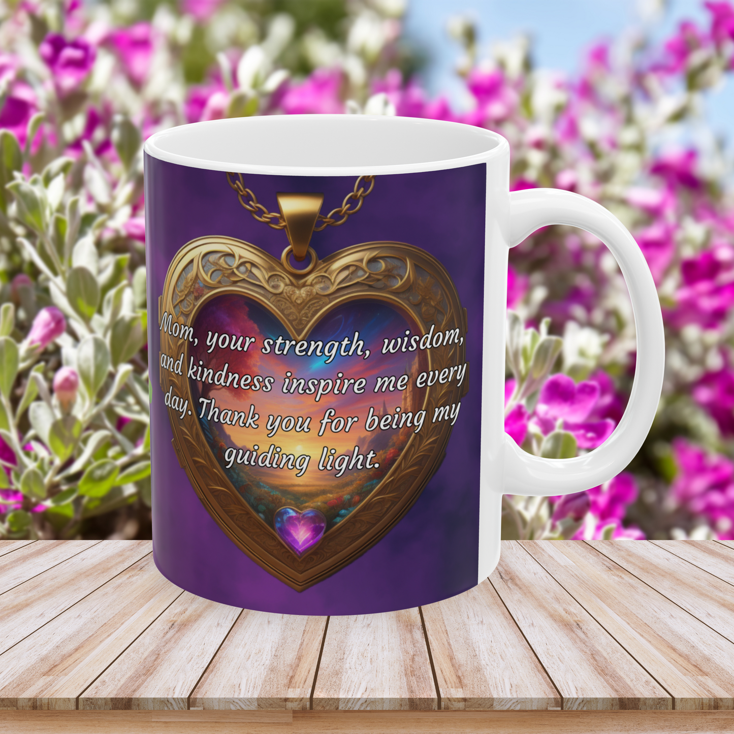 Mom, your strength, wisdom, and kindness.. Mother's Day Ceramic Mug (11oz, 15oz)