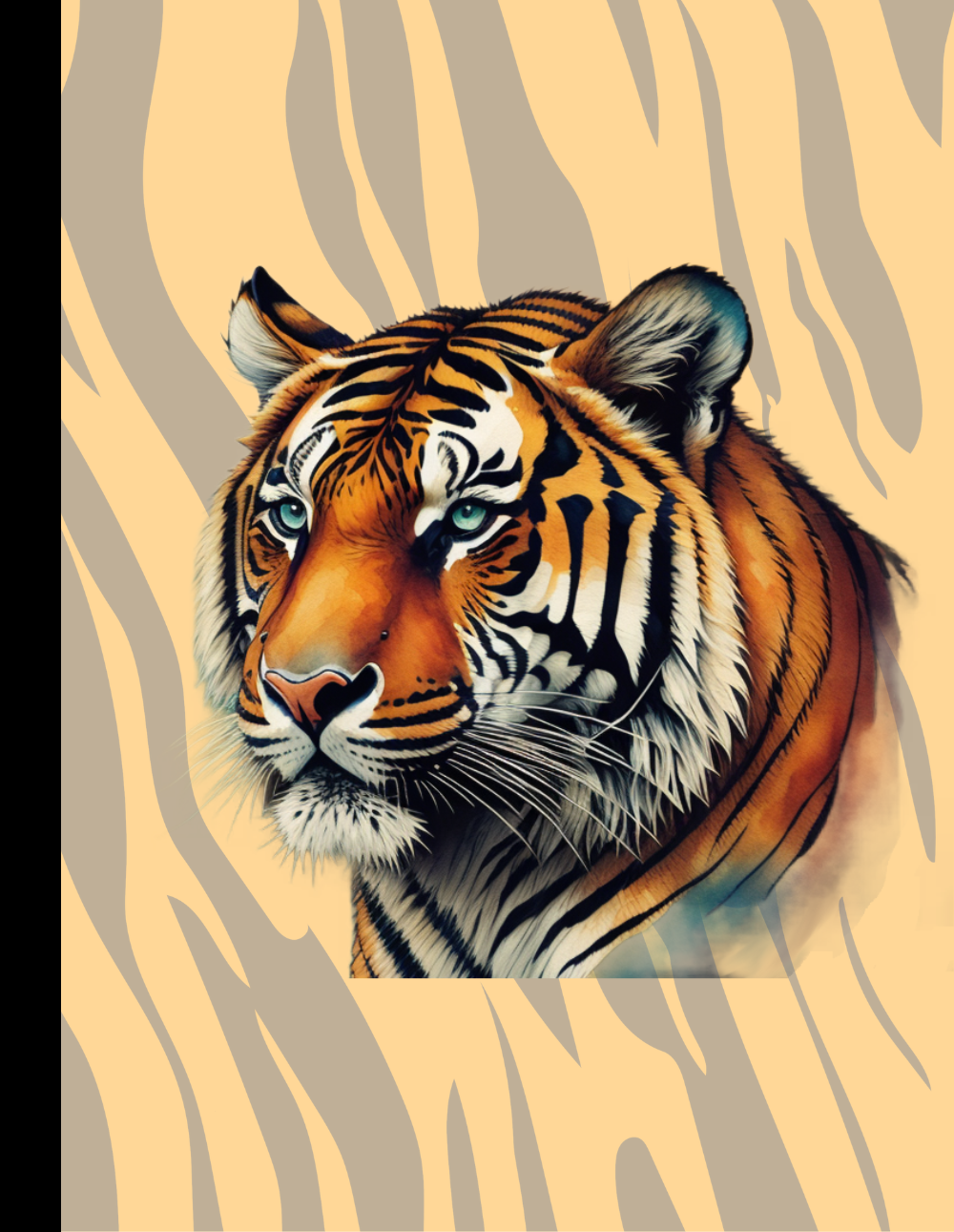 Thrive with the Mental Tiger: Tiger-Themed Composition Notebook