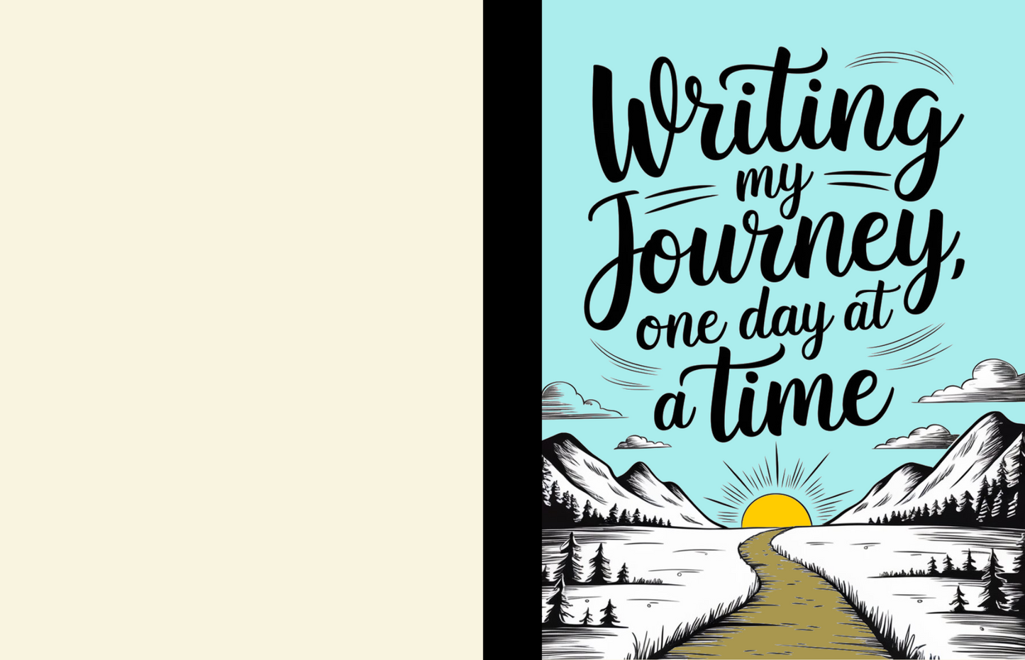 Writing My Journey One Day At A Time Composition Notebook