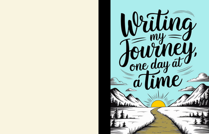 Writing My Journey One Day At A Time Composition Notebook