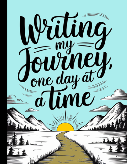 Writing My Journey One Day At A Time Composition Notebook