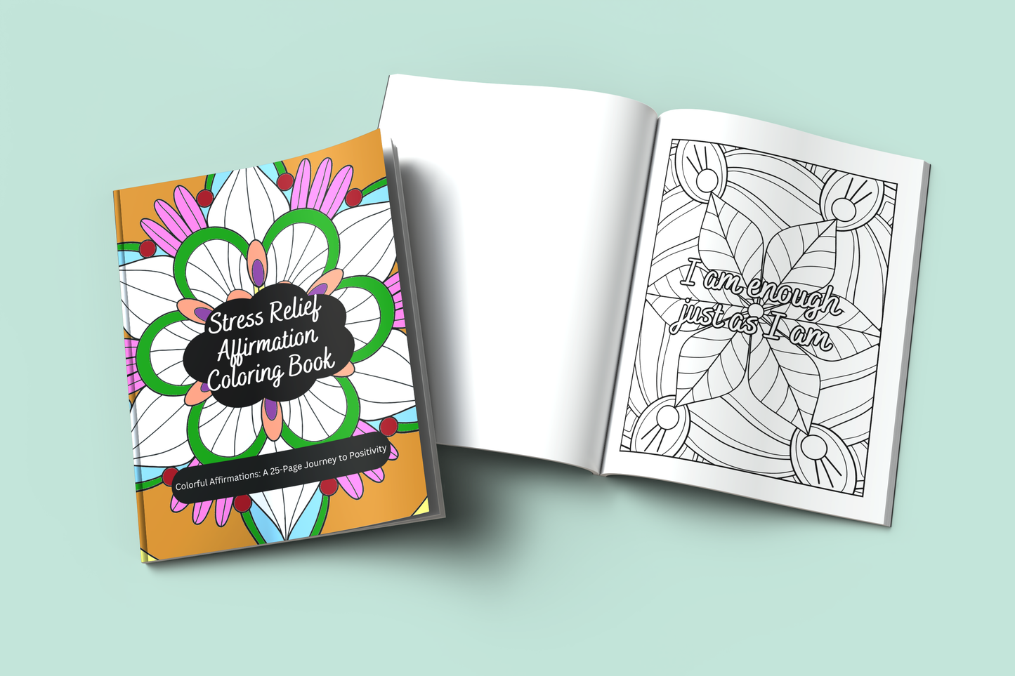 Colorful Affirmations: Relaxing Coloring Book Pages, Beautiful Designs, Family Bonding Activity, Gift for All Ages, Creative Relaxation